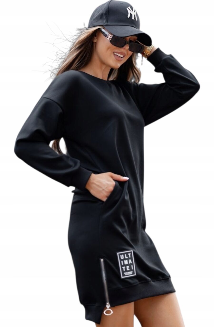 SUKIENKA DRESOWA SPORTOWA TUNIKA Z SUWAKIEM MASEŁKO PL PROD ROZM L/XL