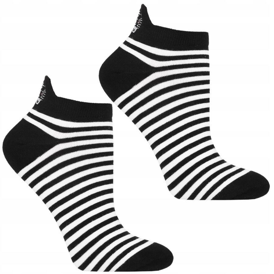 Skarpetki Stopki Damskie Niskie Skarpety ZEBRA Urocze MORAJ 3-PAK 35-38 - obrazek 4